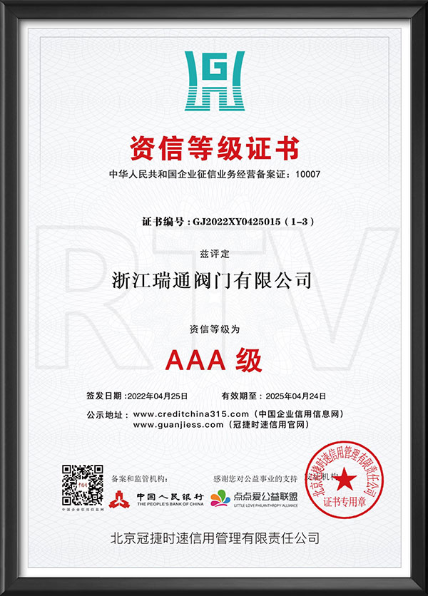 資信等級(jí)證書